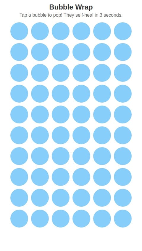 Bubble wrap