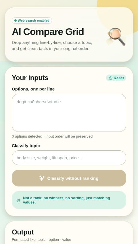 AI Topic Sorter