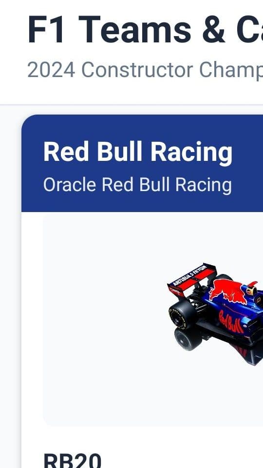 F1 Fan App