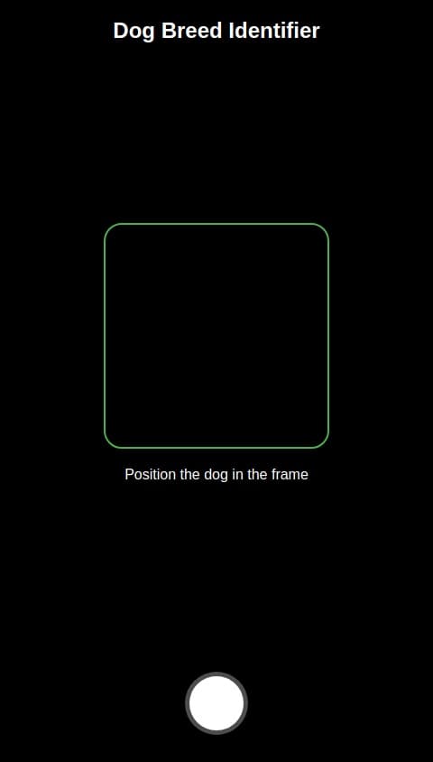 Make an app that takes a photo of a dog and tells me what the breed of the dog is. 