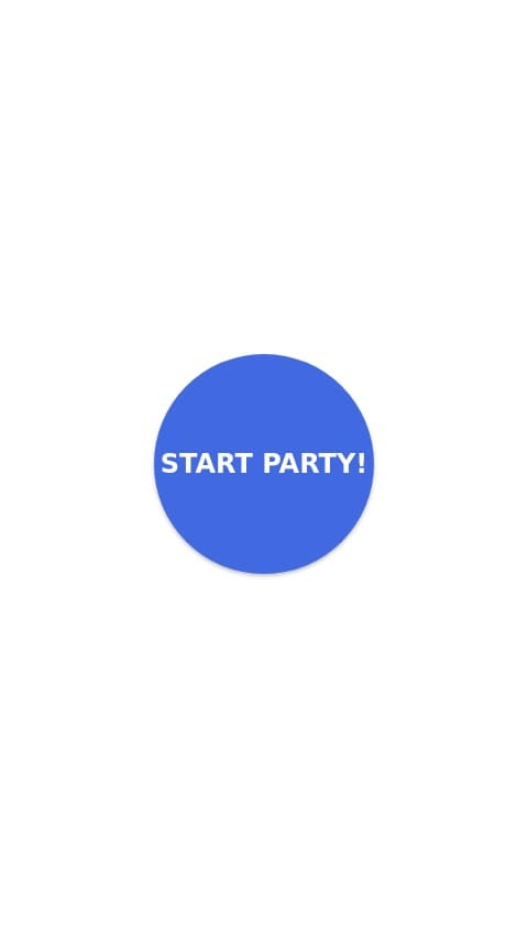 Party button if you press it disco and flashes your screen rgb fast