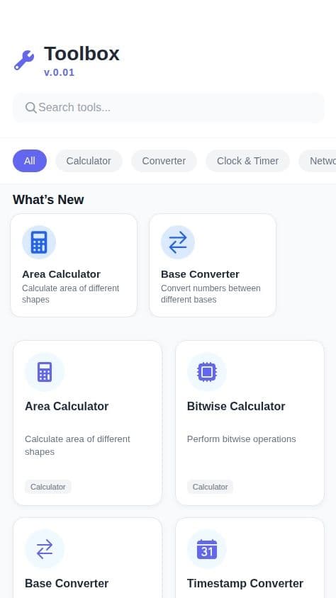 Toolbox [v0.01]