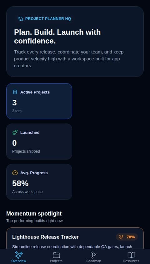 Project Planner