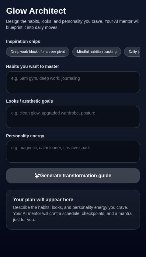 Habit Persona AI