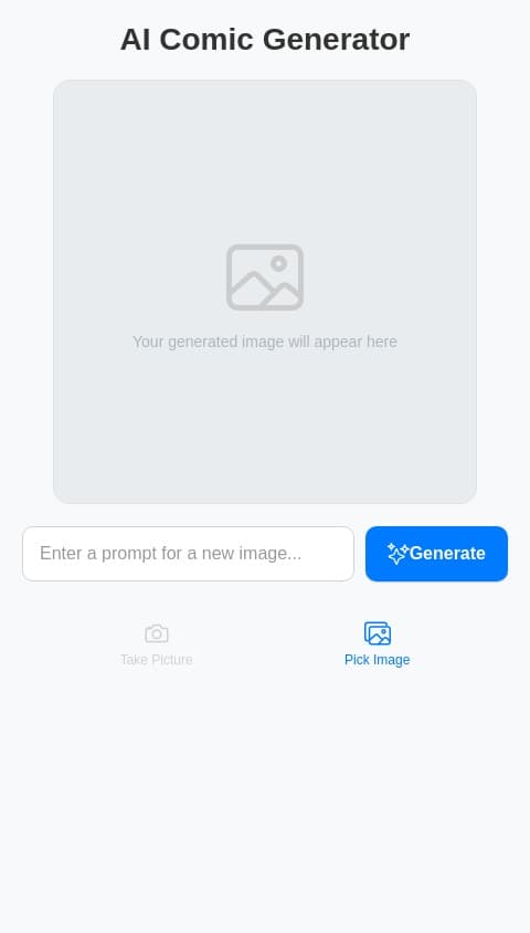 AnAI generator that can generate images and take pictures and generate images from those pictures. The pictures need to be funny comic style.