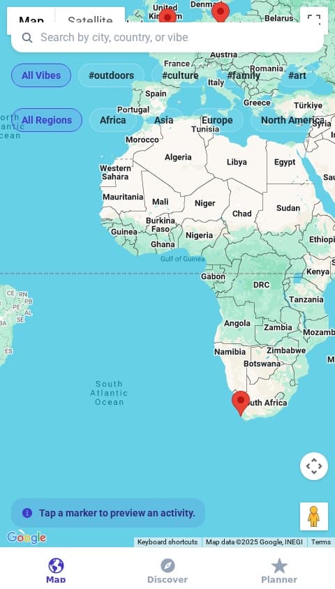 Global Map Finds