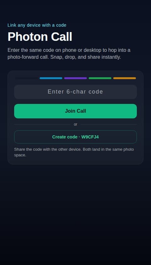 PhotoCode Connect