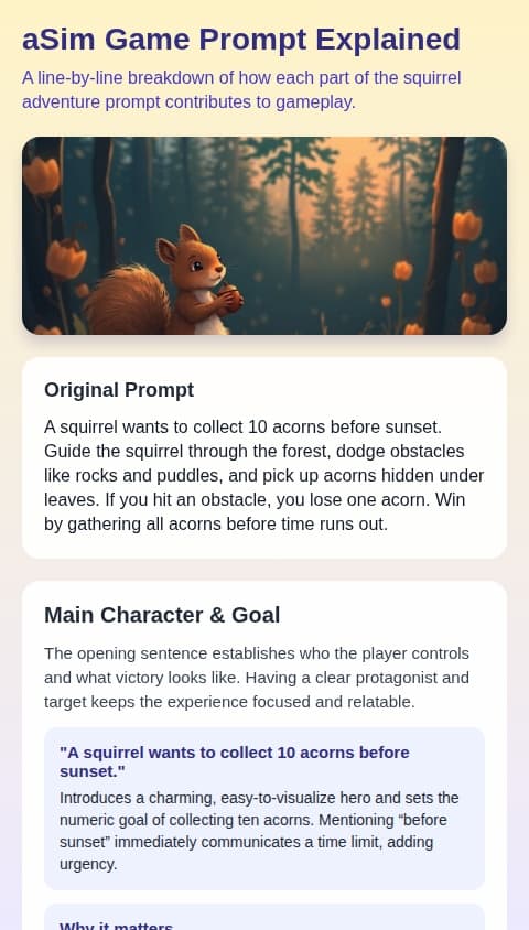 Acorn Dash