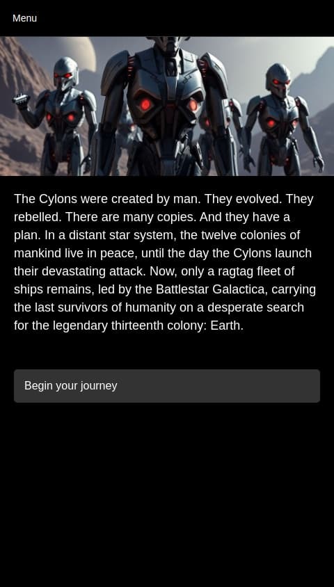BSG choose your own adventure