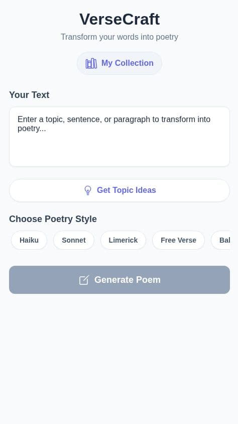 Poem Writer