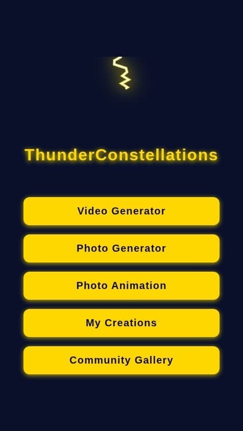 ThunderConstellations - AI Photo & Video Generator