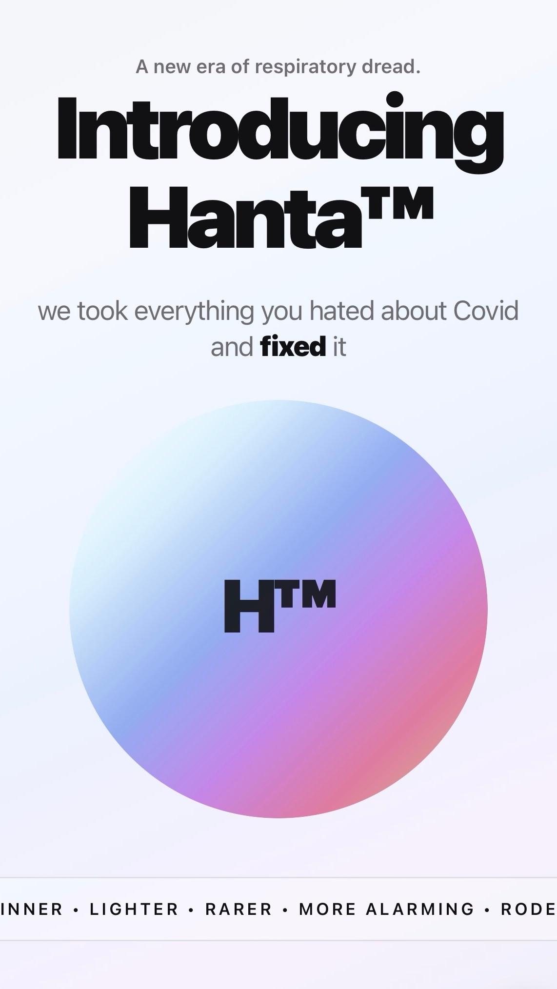 Introducing Hanta Virus