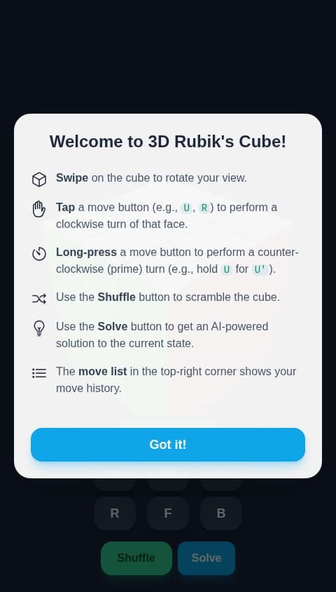 rubiks proof of concept