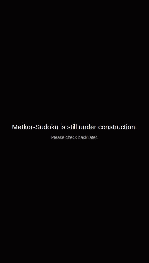 Меткор Судоку