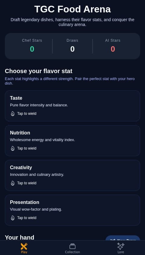 Food card clash