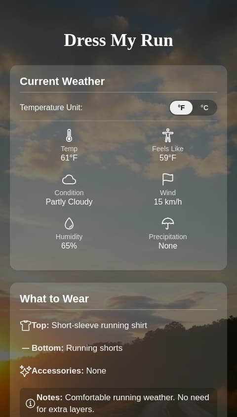 Dress My Run