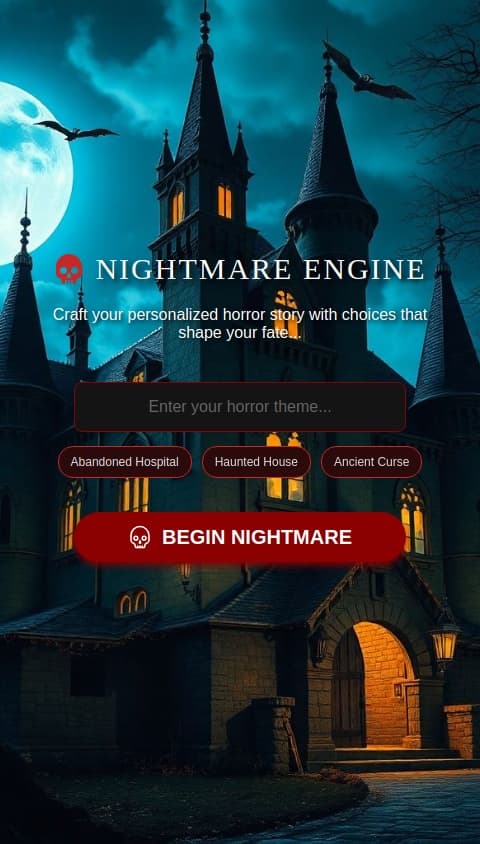 Nightmare Engine - Interactive Scary Stories