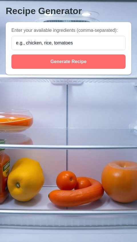 Recipe generator