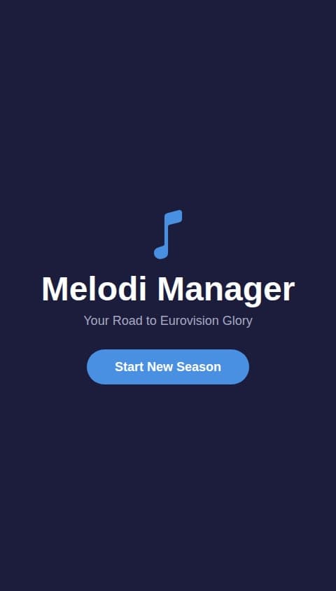 Melodi Manager: Sweden ESC Management Sim