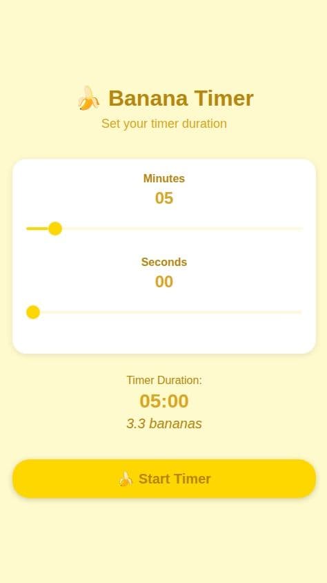Banana Timer