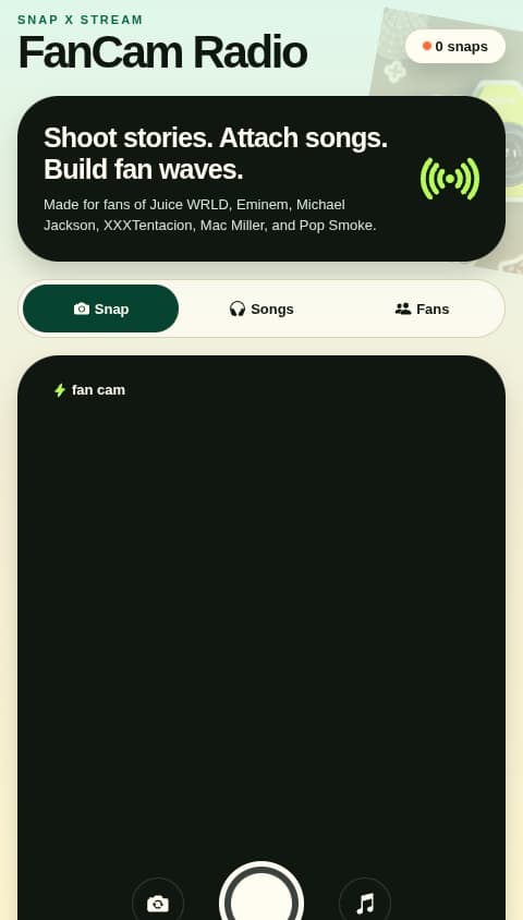 VibeSnap Music