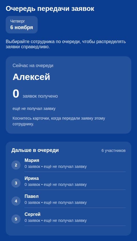 CRM ticket counter