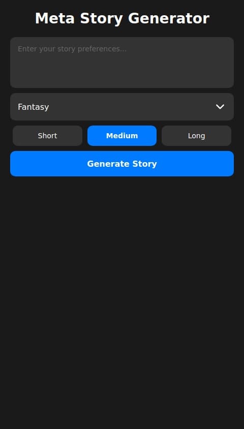 Fancy Meta Story Generator 