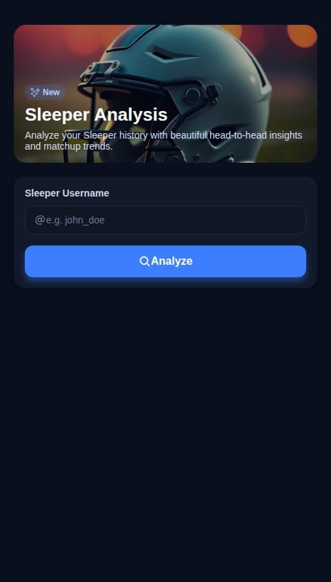 Sleeper Analysis