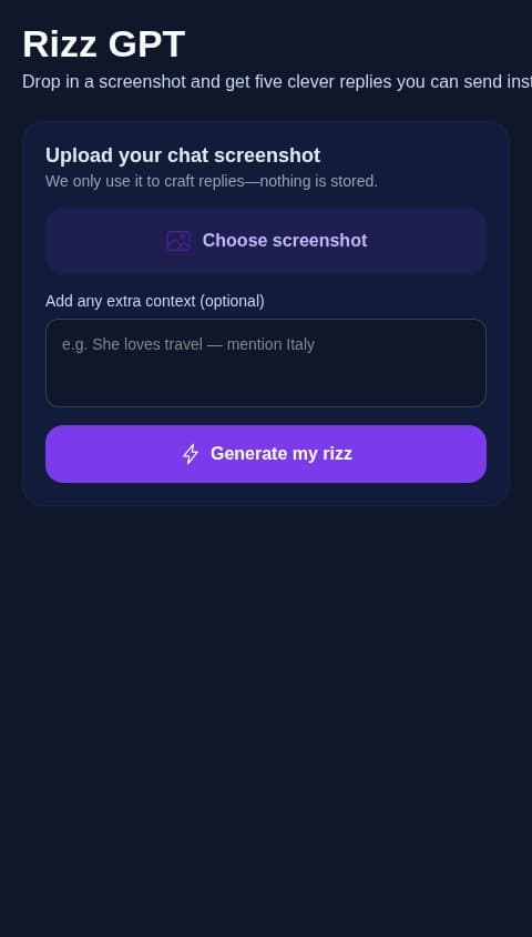 Rizz GPT