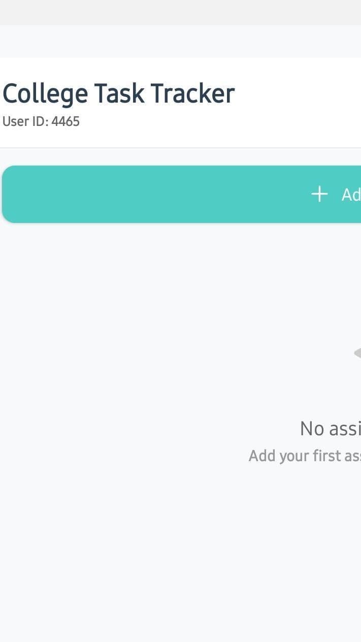 Campus Assignment Tracker