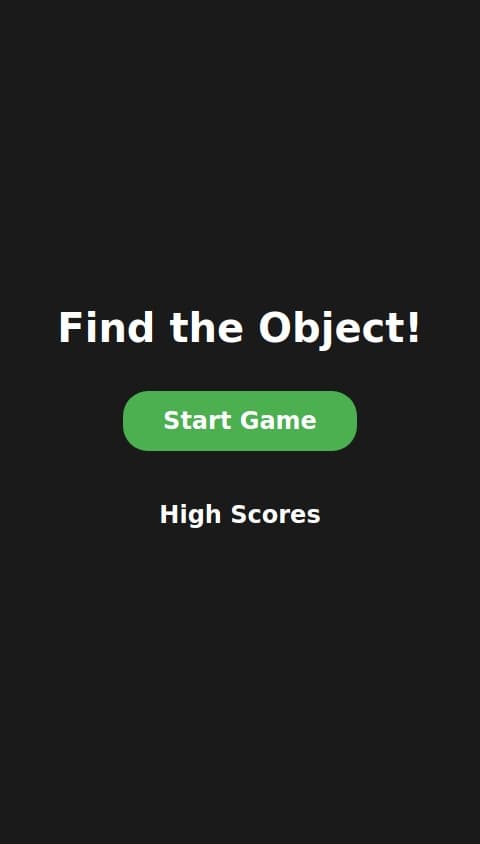 Create me a game using AI and the phone camera