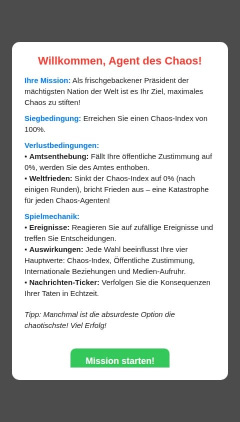 Agent des Chaos 🤯