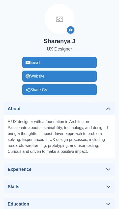 My product designer application