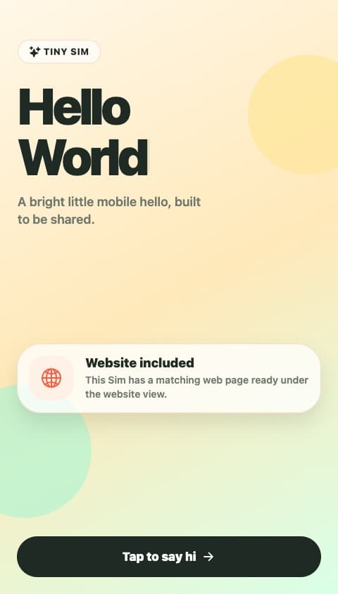 Hello World Portal