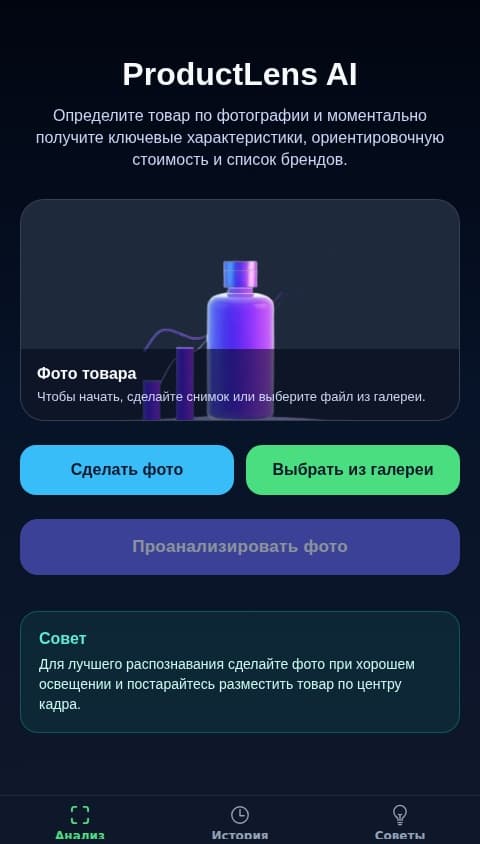 Фото Товар Характеристики