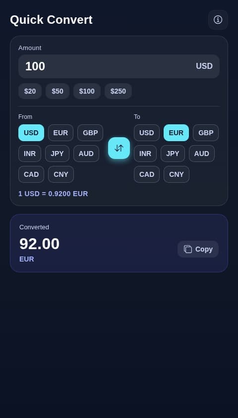 Money Converter