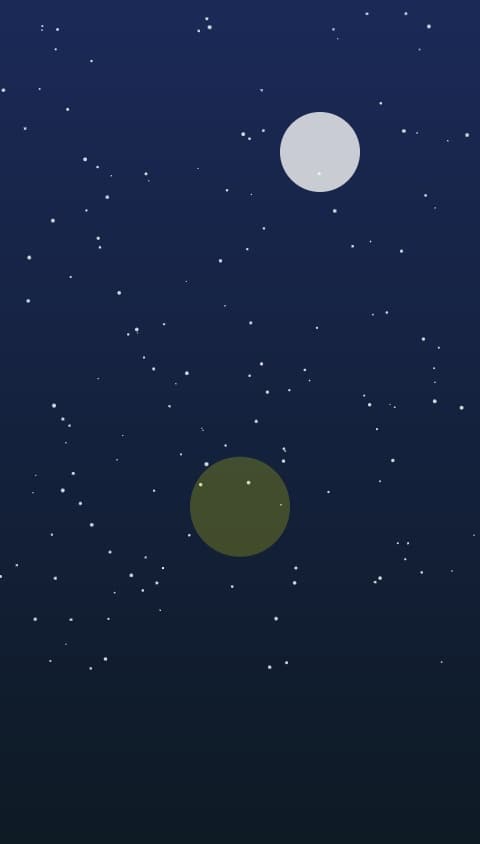 An animation of day and night cycle