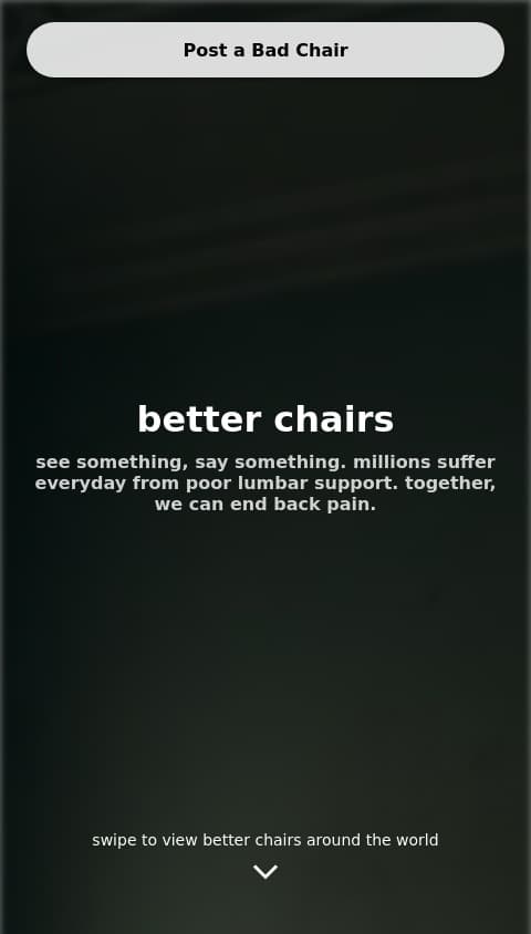 Better chair day